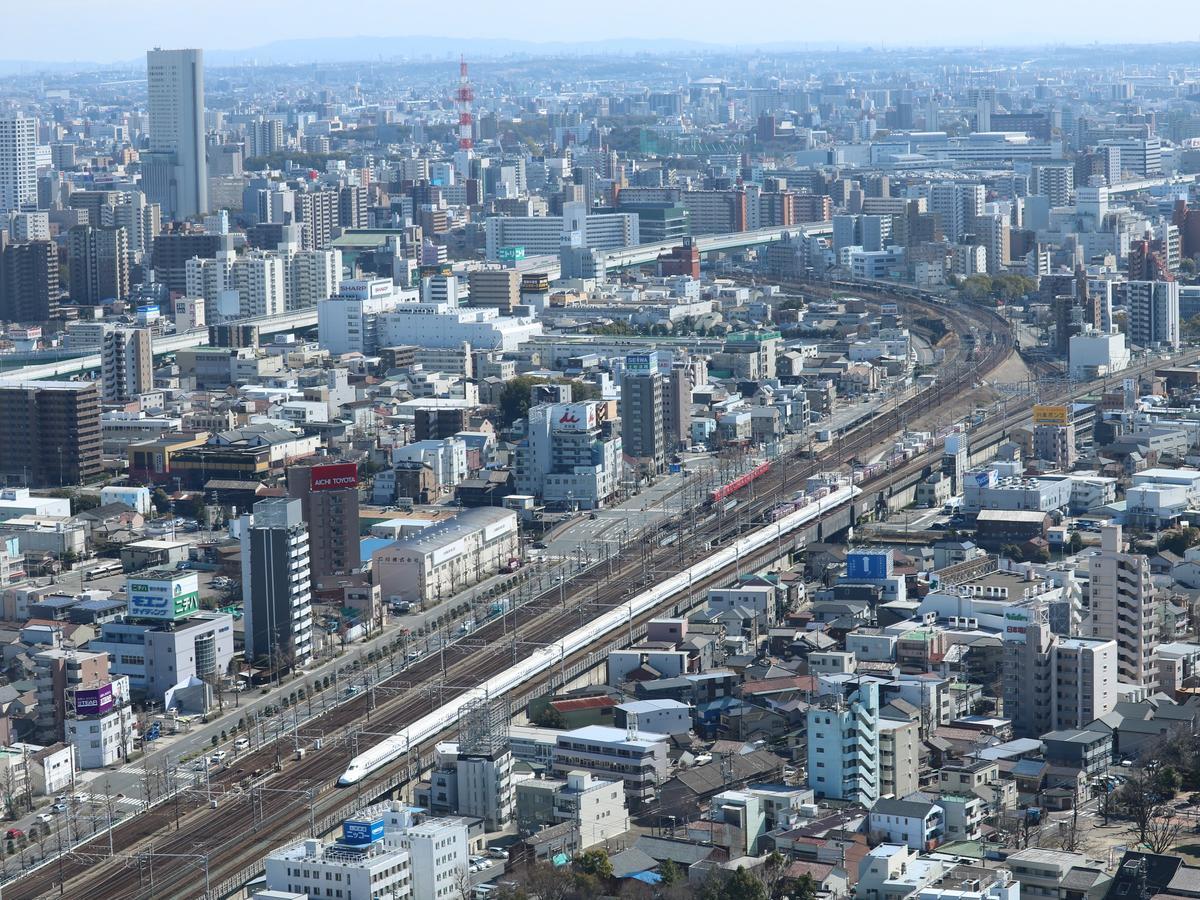 Nagoya Prince Hotel Sky Tower Buitenkant foto The Shinkansen in Nagoya